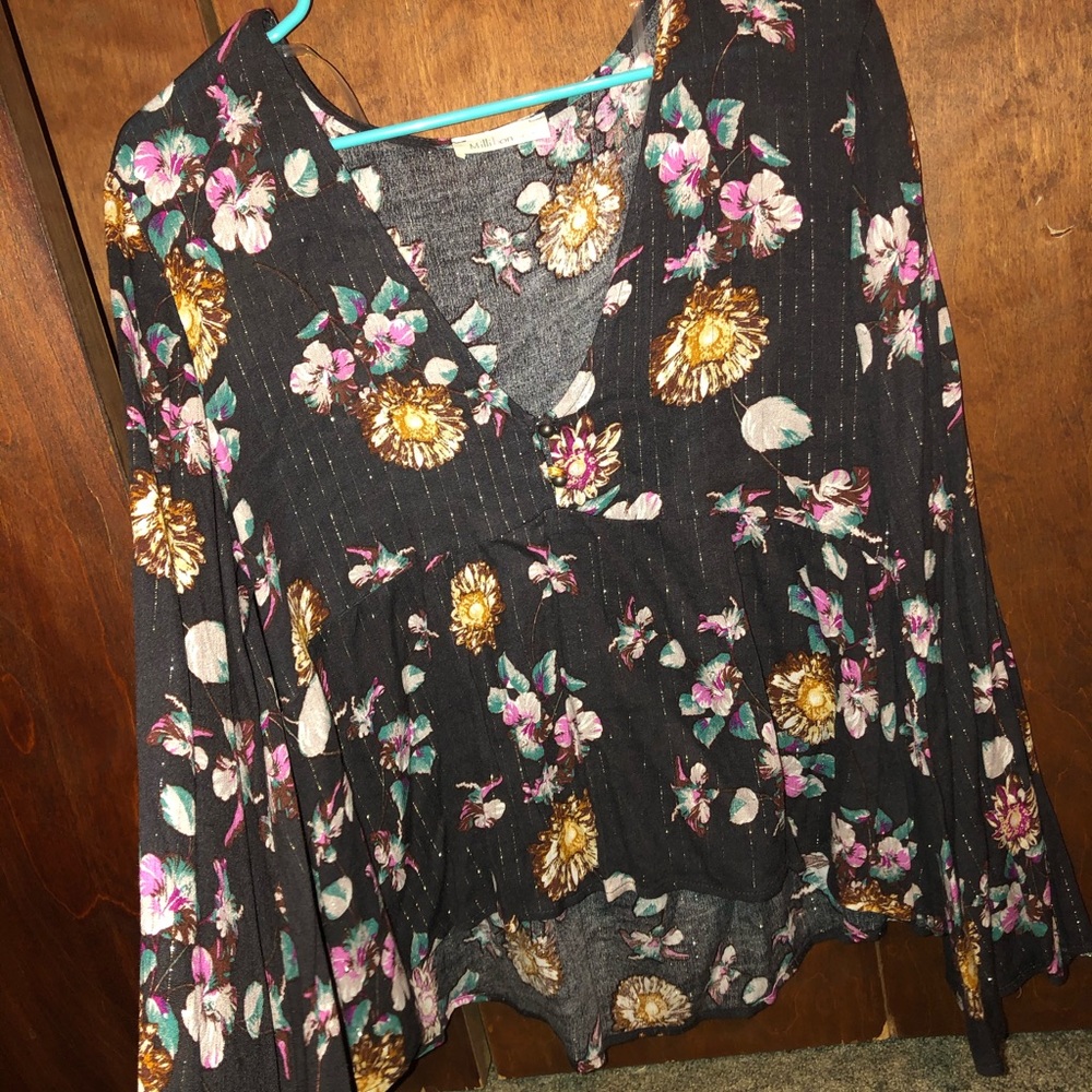 Millibon Fancy L/S Top Size Large